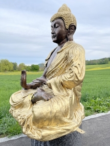 Buddhafigur gross lebensgross Garten