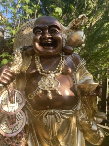 Glücksbuddha Buddha Figur Statue 49cm