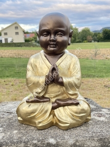 Buddha Figur für Garten: Buddha Statue klein 38 cm