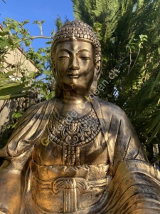 Buddha Statue Gartenfigur wetterfest  ca. 71cm hoch