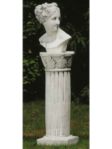 Büste der Paula von Canova, 43 cm hoch, auf Säule