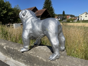 Englische Bulldogge Deko Figur lebensgross  5