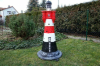 LED Leuchtturm Roter Sand 142 cm hoch