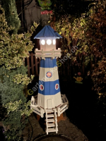 Gartendeko Leuchtturm mit 230V oder Solar