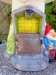 Gartenzwerg-Pilzhaus als Gartendeko, 35 cm hoch 6