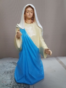 Grosse Krippenfigur für aussen: Maria, kniend, 88 cm hoch