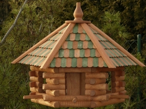 Grosses Luxus XXL-Vogelhaus aus Holz