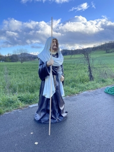 Josef Krippenfigur frontal fuer draussen
