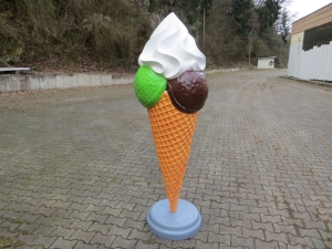 Eis Werbefigur: Riesen Eis Aufsteller ca. 215cm 
