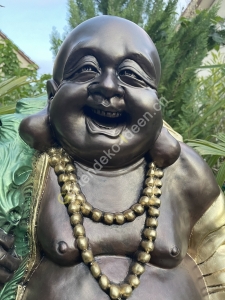 Lachender Buddha - Figur gross - Glücksbuddha 83 cm hoch gross