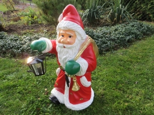 LED Weihnachtsmann outdoor beleuchtet solar 69 cm hoch