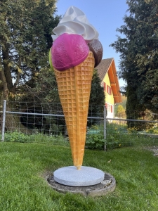 Softeis Eistuete 103 cm in der Frontansicht