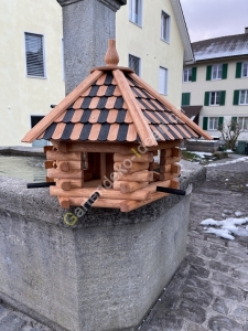 Holz Vogelhaus zum Aufhängen Teak-Palisander