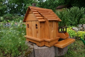 Kleine Wassermühle für die Gartendeko, 65 cm hoch 4