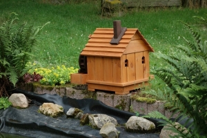 Kleine Wassermühle für die Gartendeko, 65 cm hoch 5