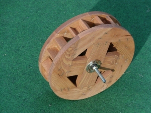 Wasserrad zur kleinen Wassermühle, Ø 24 cm 4