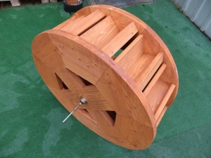 Grosses Wasserrad - Mühlenrad für Gartendeko, Ø 80 cm