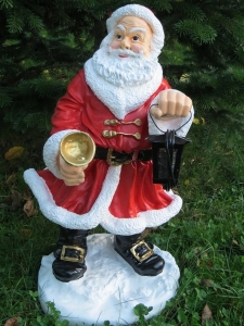 Weihnachtsmann Figur beleuchtet 66 cm hoch