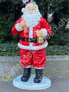 Grosser Weihnachtsmann XXL auf Sockel