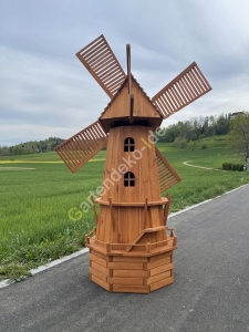 XXL Holz Windmühlen für den Garten goss